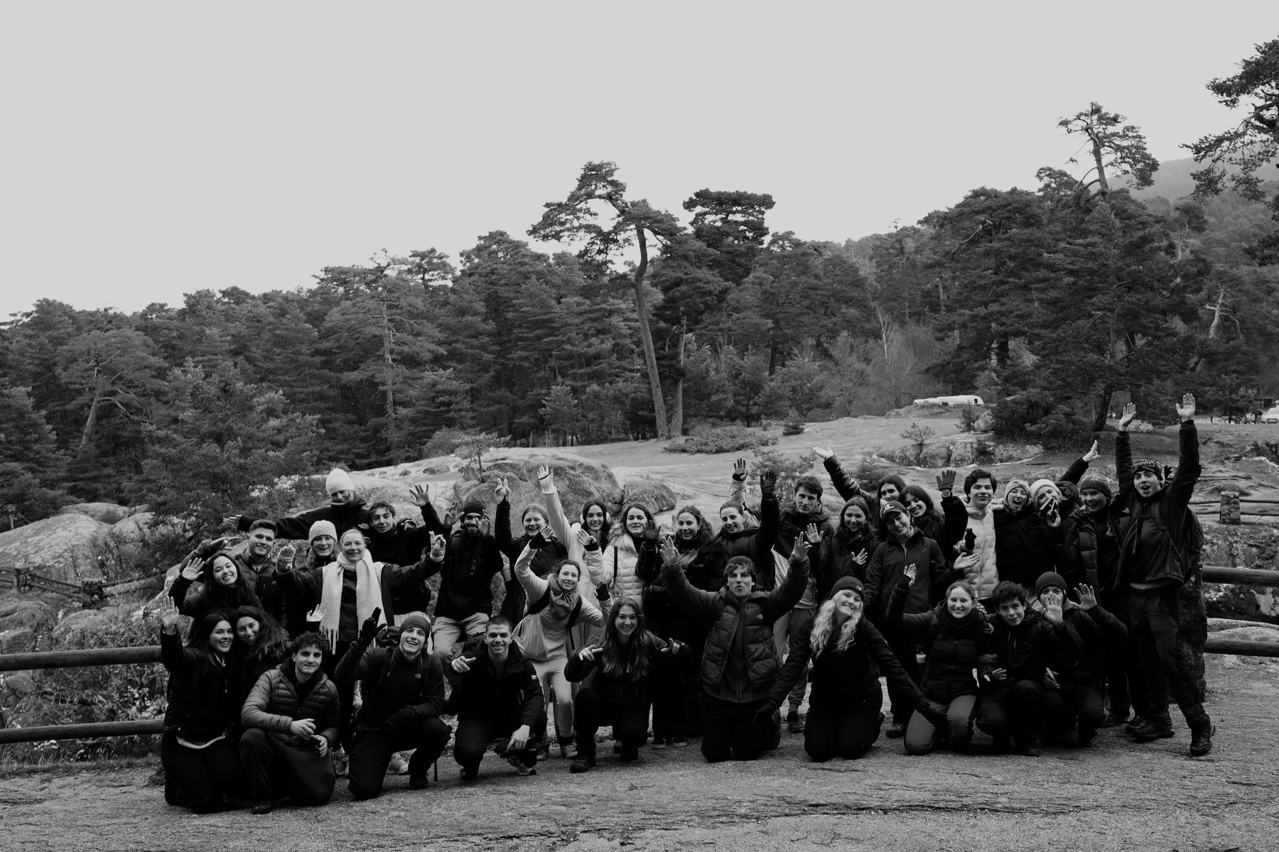 The full OCMT community together in the Sierra de Guadarrama